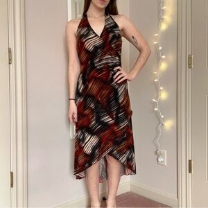 Y2K Halter Midi Dress